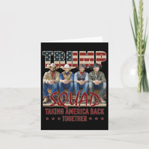 Tarjeta Trump Vance Kennedy Elon Squad lleva a Estados Uni