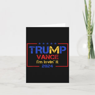 Tarjeta Trump Vance, Me Encanta, Cita Divertida 2024 Tr