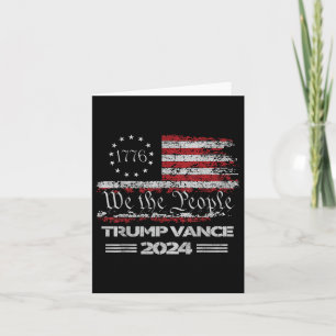 Tarjeta Trump Vance Nosotros, El Pueblo El 47° Presidente