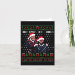 Tarjeta Trump Vance se lleva a los Navidades, burlándose d