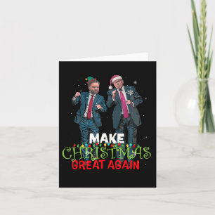 Tarjeta Trump Vance vuelve a hacer a los Navidades geniale