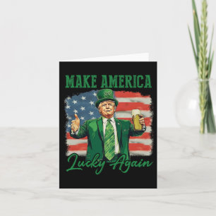 Tarjeta Trump Vuelve a Hacer a América Afortunada de Nuevo