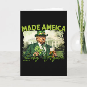 Tarjeta Trump Vuelve a Hacer a América Afortunada Día de S