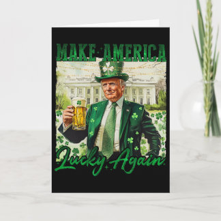 Tarjeta Trump Vuelve a Hacer a América Afortunada Día de S