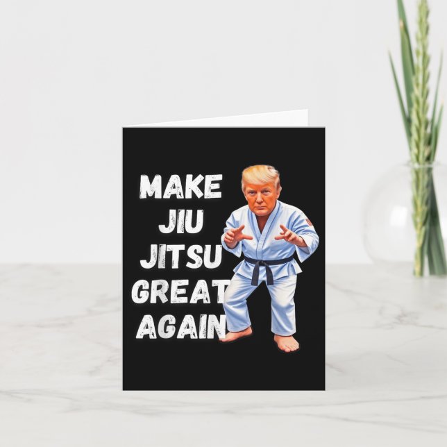 Tarjeta Trump vuelve a hacer grande a Jiu-jitsu (Anverso)
