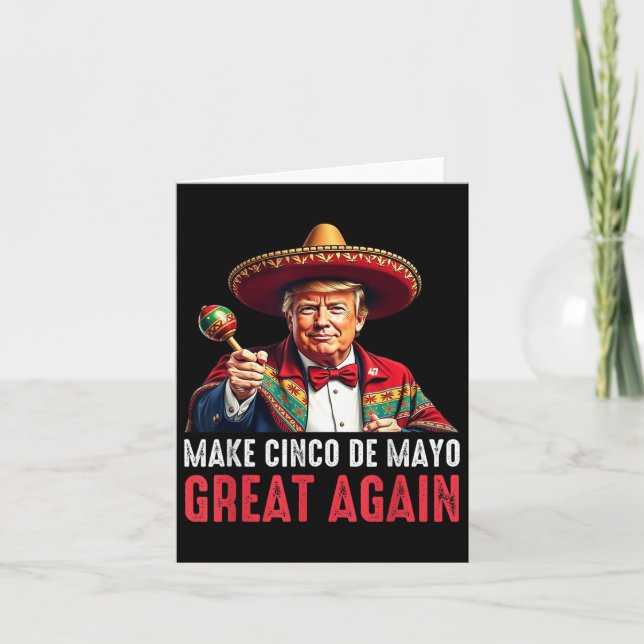 Tarjeta Trump vuelve a hacer grande al cinco de mayo (Anverso)