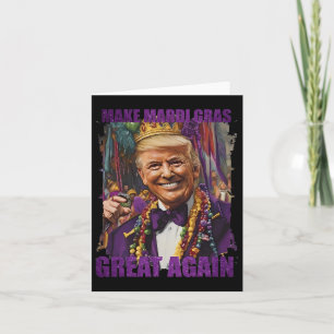 Tarjeta Trump vuelve a hacer grande al Mardi Gras