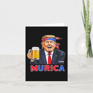 Tarjeta Trump Vuelve A Hacer Grande El 4 De Julio Que Bebe
