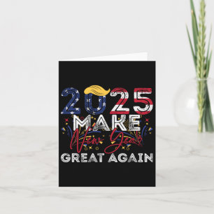 Tarjeta Trump vuelve a hacer grande el año nuevo feliz Año