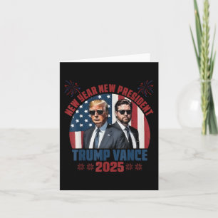 Tarjeta Trump vuelve a hacer grande el año nuevo feliz Año