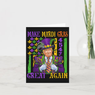 Tarjeta Trump vuelve a hacer grande el desfile del Mardi G