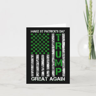 Tarjeta Trump Vuelve a Hacer Grande el Día de San Patricio