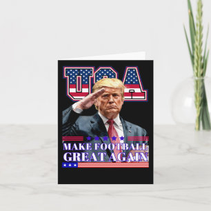 Tarjeta Trump vuelve a hacer grande el fútbol de Estados U