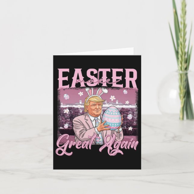 Tarjeta Trump vuelve a hacer grande la Pascua (Anverso)