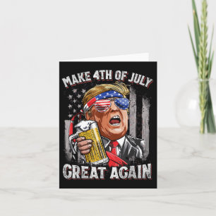 Tarjeta Trump Vuelve A Hacer Que El 4 De Julio Sea Grande
