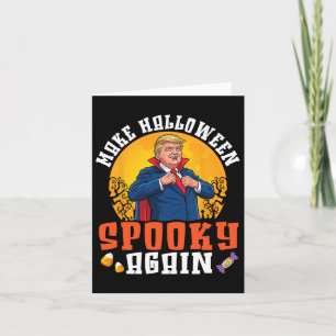 Tarjeta Trump vuelve a hacer temblar a Halloween