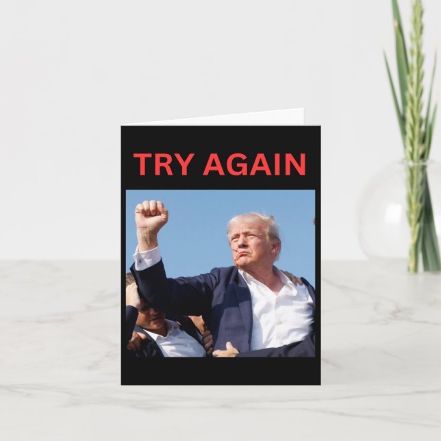 Tarjeta Trump vuelve a intentarlo (Anverso)