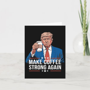 Tarjeta Trump vuelve a parodiar el café con fuerza