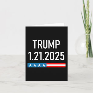 Tarjeta Trump vuelve como presidente el 25 de enero