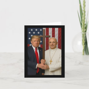 Tarjeta Trump Y Camisas Populares - El Papa Leo Xiv Dios b