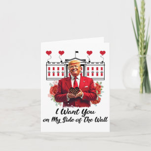 Tarjeta Trump y flores de chocolate quiero que estés de mi