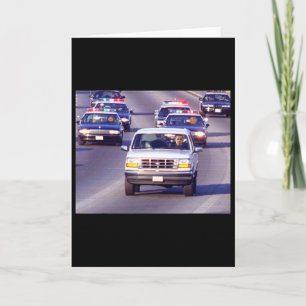 Tarjeta Trump y gordo Vance persecución en coche de policí
