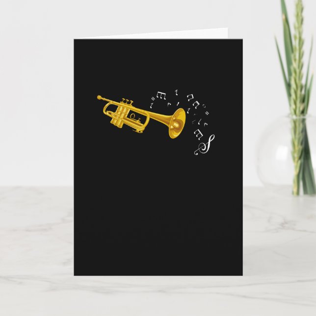 Tarjeta Trumpet Music Sheet (Anverso)