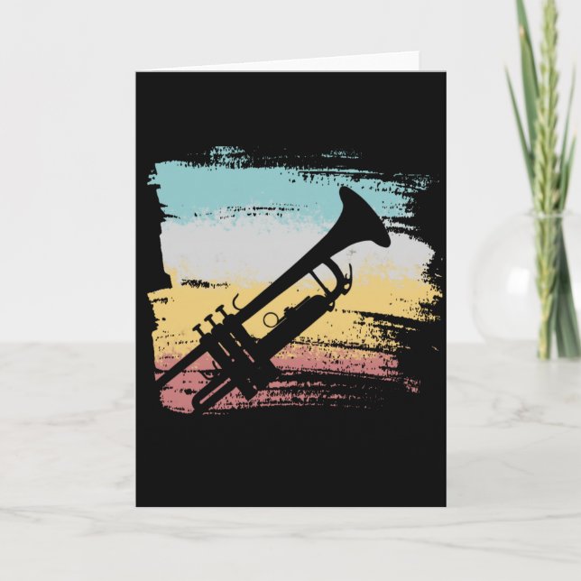 Tarjeta Trumpet Vintage (Anverso)