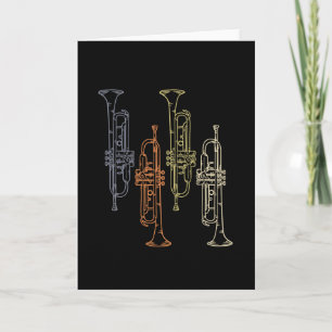 Tarjeta Trumpets Vintage
