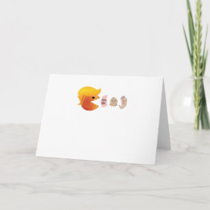 Tarjeta Trumpkin Comiendo Demócratas Clásico – Salón Satír