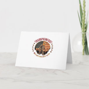 Tarjeta Trumpkinfoot Pie Grande Trumpkin Hace Cualquier Co