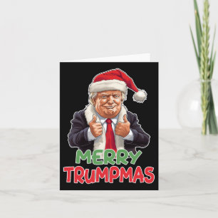 Tarjeta Trumpmas - Santa Claus Donald Trump