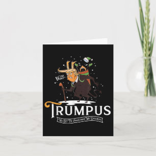 Tarjeta Trumpus Obtenemos La Navidad Que Nos Merecemos Tru