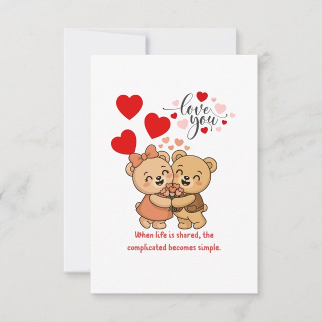 Tarjeta truth love card (Anverso)