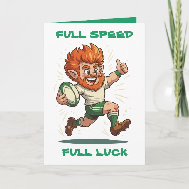 Tarjeta Try Line St Patricks Match Day Charge (Anverso)