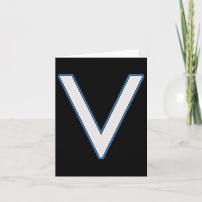 Tarjeta Ttlefield V Letter Games Funny Gaming Video Game A (Anverso)