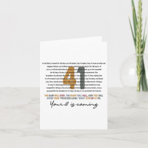 Tarjeta Tu 41 es cristiana de fe de Dios