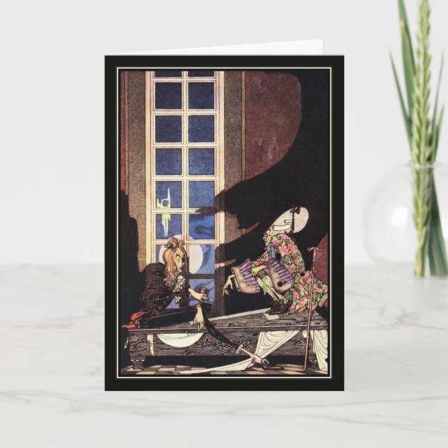 Tarjeta Tu alma de Kay Nielsen Halloween (Anverso)