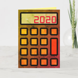 Tarjeta "Tu contador te desea un feliz año nuevo"