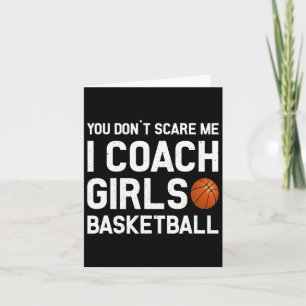 Tarjeta Tú Don39t Asustarme entreno Chicas de baloncesto D