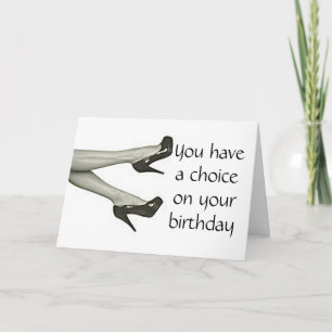 TARJETA TU ELECCIÓN LOS ARROJÓ O LOS ARROJÓ EL CUMPLEAÑOS