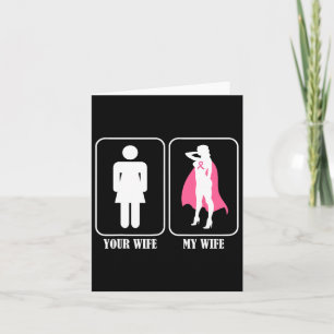 Tarjeta Tu esposa Mi esposa Esposa Esposa Concienciación s