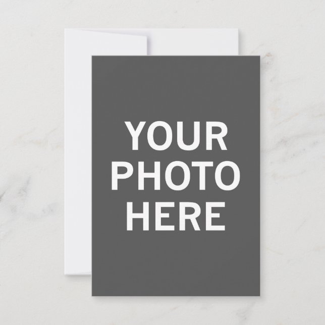 Tarjeta Tu Foto Aquí (Anverso)
