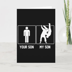 Tarjeta Tu Hijo Mi Hijo Judo Karate Orgulloso