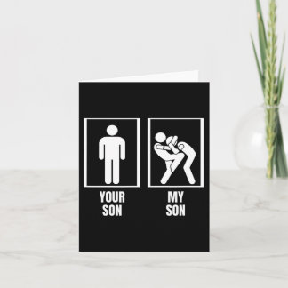 Tarjeta Tu Hijo Mi Hijo Padre Madre Padre Mamá Muay Thai