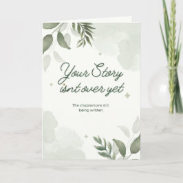 Tarjeta Tu historia no ha terminado