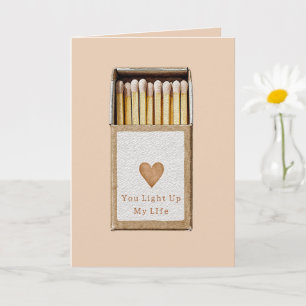 Tarjeta Tú iluminas mi corazón de amor