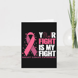 Tarjeta Tu lucha contra el cáncer de mama familiar