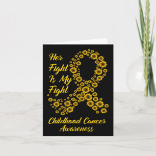 Tarjeta Tu lucha es mi lucha contra el cáncer infantil