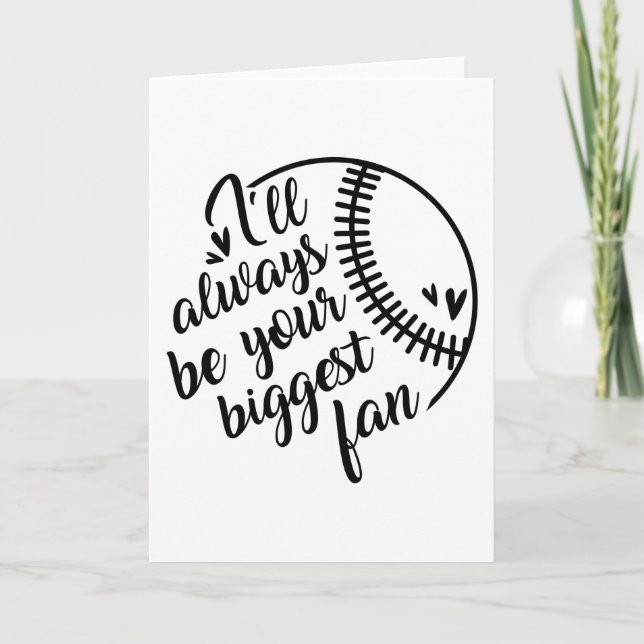 Tarjeta Tu mayor imprenta de fans del béisbol (Anverso)